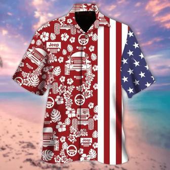 Jee American Of July Hawaiian Shirt, Summer Hawaiian Shirt For Men, Women Summer Gifts | Newhawaiianshirts UK