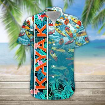 Kayak Hawaii Shirt, Mens Hawaiian Aloha Beach Shirt, Hawaiian Shirts For Men Summer Gifts | Newhawaiianshirts AU