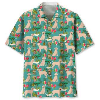 Labrador Hawaiian Beach Hawaiian Shirt Summer Gifts | Newhawaiianshirts UK