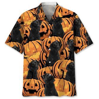 Labrador Pumpkin Halloween Hawaiian Shirt Summer Gifts | Newhawaiianshirts UK