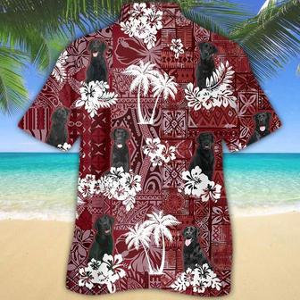 Labrador Red Hawaiian Shirt, Gift For Dog Lover Shirts, Labrador Beach Shirt, Men's Hawaiian Shirt Summer Gifts | Newhawaiianshirts UK