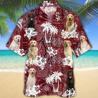 Labrador Retriever Red Hawaiian Shirt, Gift For Dog Lover Shirts, Animal Summer Shirts Summer Gifts | Newhawaiianshirts AU