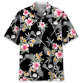 Lacrosse Flower Hawaiian Shirt Summer Gifts | Newhawaiianshirts CA