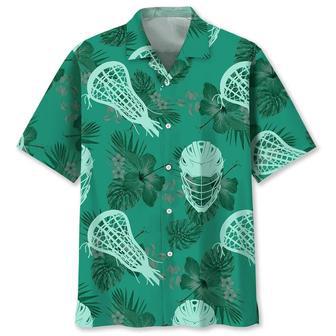 Lacrosse Kelly Green Hawaiian Shirt Summer Gifts | Newhawaiianshirts UK