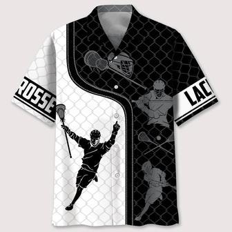 Lacrosse Mesh Pattern Hawaiian Shirt Summer Gifts | Newhawaiianshirts AU