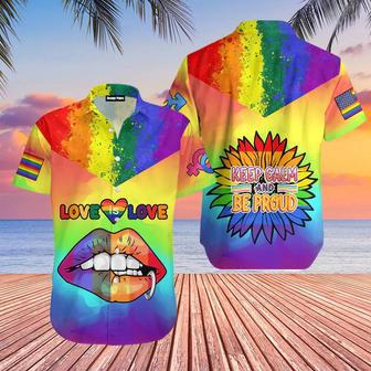 Lgbt Love Is Love Aloha Hawaiian Shirts Summer Gifts | Newhawaiianshirts UK