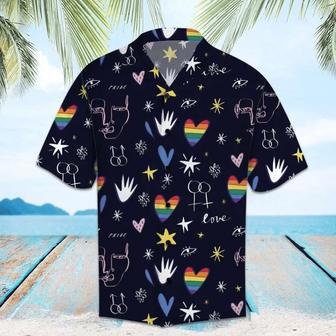 Love Amazing Lgbt Hawaiian Shirt, Short Sleeve Hawaiian Aloha Shirt For Men And Women Summer Gifts | Newhawaiianshirts UK