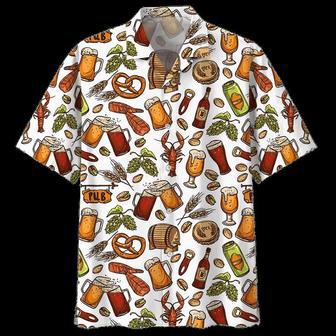 Love Beer Watercolor Design Hawaiian Shirt Summer Gifts | Newhawaiianshirts UK