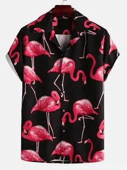 Mens Summer Flamingo Hawaiian Shirt, Summer Gift For Men And Women Summer Gifts | Newhawaiianshirts DE