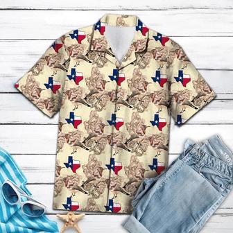 Mockingbird With Texas Map Design Hawaiian Shirt Summer Gifts | Newhawaiianshirts UK