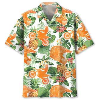 Motocross Pineapple Tropical Hawaiian Shirt Summer Gifts | Newhawaiianshirts UK