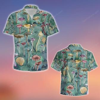 Mushroom - Water Color Hawaiian Shirt, Summer Gift, Hawaiian Shirts For Men, Aloha Beach Shirt Summer Gifts | Newhawaiianshirts CA