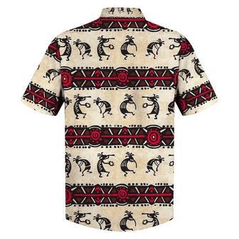 Native American Tribal Design Black And Red Pattern Hawaiian Shirt Summer Gifts | Newhawaiianshirts AU