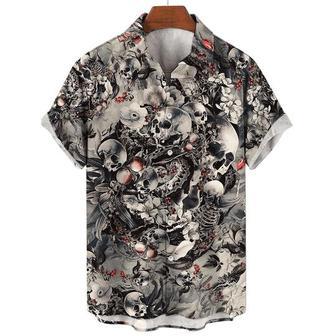 New Skull Hawaiian Shirt For Men And Women, Skull Aloha Shirt, Gift For Skull Lover Summer Gifts | Newhawaiianshirts UK