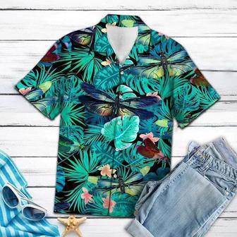 Nice Dragonfly Tropical Jungle Hawaiian Shirt Summer Gifts | Newhawaiianshirts