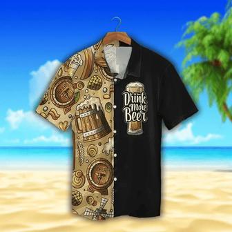 Old Beer Watercolor Hawaiian Shirt, Summer Hawaii Shirt For Men Women Summer Gifts | Newhawaiianshirts AU