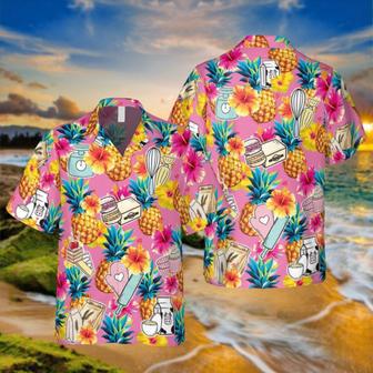 Pink Bakery Hawaiian Shirt, Summer Shirt Fot Her Summer Gifts | Newhawaiianshirts DE