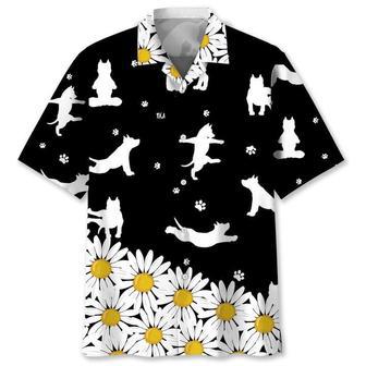 Pit Bull Daisy Flower Hawaiian Shirt Summer Gifts | Newhawaiianshirts CA