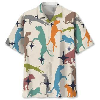 Pit Bull Hawaiian Shirt, Hawaiian Shirt For Men, Summer Gift For Dog Lovers Summer Gifts | Newhawaiianshirts CA