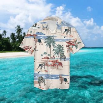 Pitbull Summer Beach Hawaiian Shirt, Hawaiian Shirts For Men Women Short Sleeve Aloha Beach Shirt Summer Gifts | Newhawaiianshirts CA