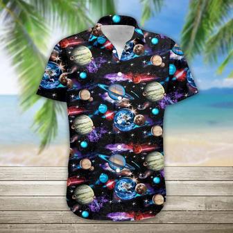 Planets Solar System Hawaii Shirt, Hawaiian Shirts For Men Summer Gifts | Newhawaiianshirts AU