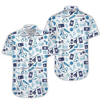 Police Hawaiian Shirt, Summer Holiday Gift Ideas For Police Summer Gifts | Newhawaiianshirts UK