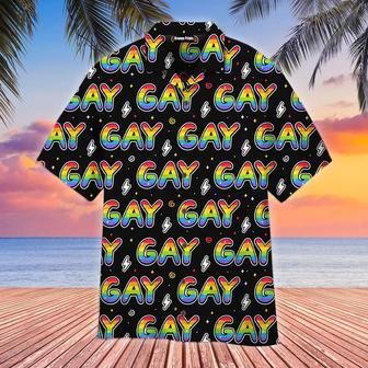 Rainbow Gay Pride Lgbt Hawaiian Shirt, Lgbt Shirt, Lesbian Shirt, Gay Shirt Summer Gifts | Newhawaiianshirts AU