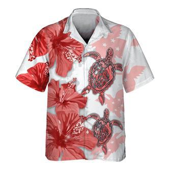 Red Bird Turtle Hawaiian Shirt Men's Summer Gifts | Newhawaiianshirts AU