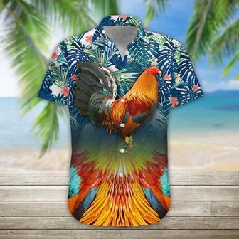 Rooster Hawaiian Shirt, Hawaiian Shirt For Men, Women Summer Gifts | Newhawaiianshirts UK