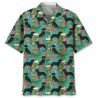 Rottweiler Hawaiian Beach Hawaiian Shirt Summer Gifts | Newhawaiianshirts UK