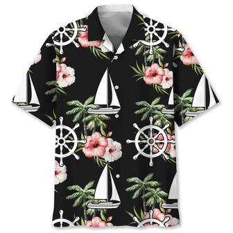 Sailing Nature Flower Hawaiian Shirt Summer Gifts | Newhawaiianshirts AU