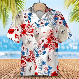 Samoyed Hawaiian Shirt - Gift For Summer, Summer Aloha Shirt, Hawaiian Shirt For Men And Women Summer Gifts | Newhawaiianshirts UK