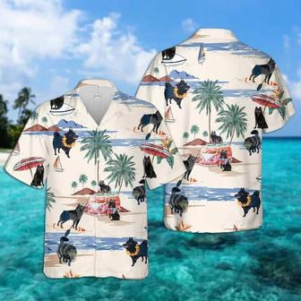 Schipperke Summer Beach Hawaiian Shirt, Hawaiian Shirts For Men Women Short Sleeve Aloha Beach Shirt Summer Gifts | Newhawaiianshirts UK