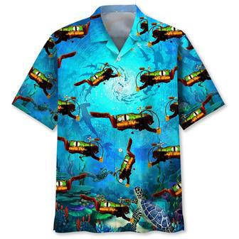 Scuba Diving Creature Hawaiian Shirt Summer Gifts | Newhawaiianshirts DE