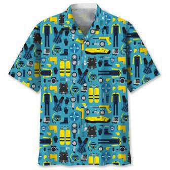 Scuba Diving Hawaiian Shirt Summer Gifts | Newhawaiianshirts DE