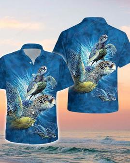 Sea Turtle Hawaiian Shirt, Summer Gift, Hawaiian Shirts For Men, Aloha Beach Shirt Summer Gifts | Newhawaiianshirts AU