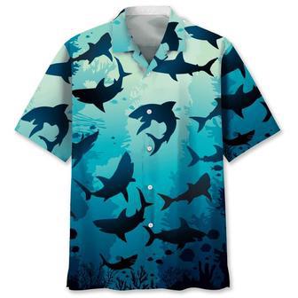 Shark Beach Hawaiian Shirt Summer Gifts | Newhawaiianshirts AU