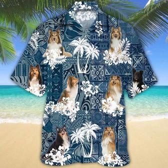 Shetland Sheepdog Hawaiian Shirt Summer Gifts | Newhawaiianshirts UK