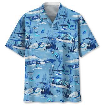 Skiing Hawaiian Shirt Summer Gifts | Newhawaiianshirts CA