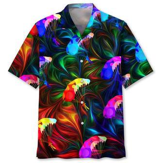 Skydiving Color Hawaiian Shirt Summer Gifts | Newhawaiianshirts UK