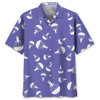 Skydiving Purple Hawaiian Shirt Summer Gifts | Newhawaiianshirts CA