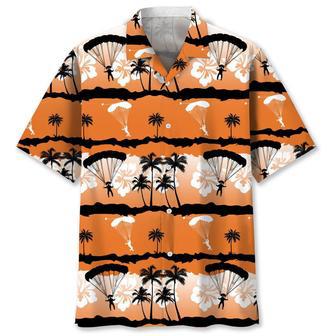 Skydiving Sunset Hawaiian Shirt Summer Gifts | Newhawaiianshirts DE