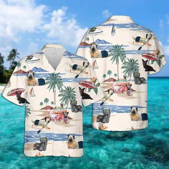 Skye Terrier Summer Beach Hawaiian Shirt, Hawaiian Shirts For Men Short Sleeve Aloha Beach Shirt Summer Gifts | Newhawaiianshirts UK