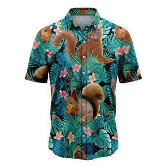 Squirrels Tropical Hawaii Shirt, Summer Hawaiian Shirts For Men, Women Aloha Beach Shirt Summer Gifts | Newhawaiianshirts AU