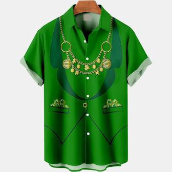 St. Patrick's Day Fun Hawaiian Shirt, Shamrock Shirt, Irish Day Hawaiian Shirt Summer Gifts | Newhawaiianshirts UK