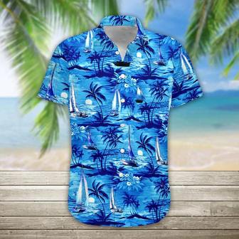 Summer Sailing Hawaii Shirt, Hawaiian Shirt For Men, Women Summer Gifts | Newhawaiianshirts AU