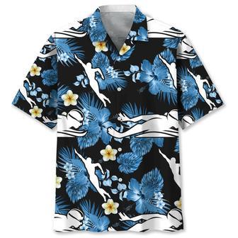 Swimming Nature Hawaiian Shirt Summer Gifts | Newhawaiianshirts UK