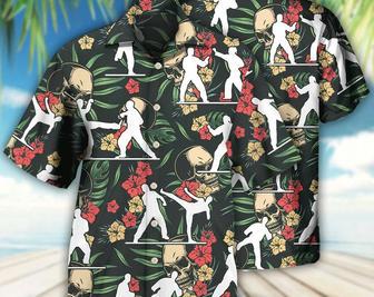 Taekwondo Tropical Floral - Hawaiian Shirt, Short Sleeve Hawaiian Aloha Shirt, Hawaii Style, Hawaii Honeymoon Shirt, Summer Party. Summer Gifts | Newhawaiianshirts DE