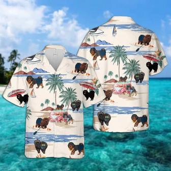 Tibetan Mastiff Summer Beach Hawaiian Shirt, Hawaiian Shirts For Men Short Sleeve Aloha Beach Shirt Summer Gifts | Newhawaiianshirts UK