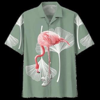 Tropical Flamingo Ornamental Hawaiian Shirt, Flamingo Shirts Mens Summer Gifts | Newhawaiianshirts